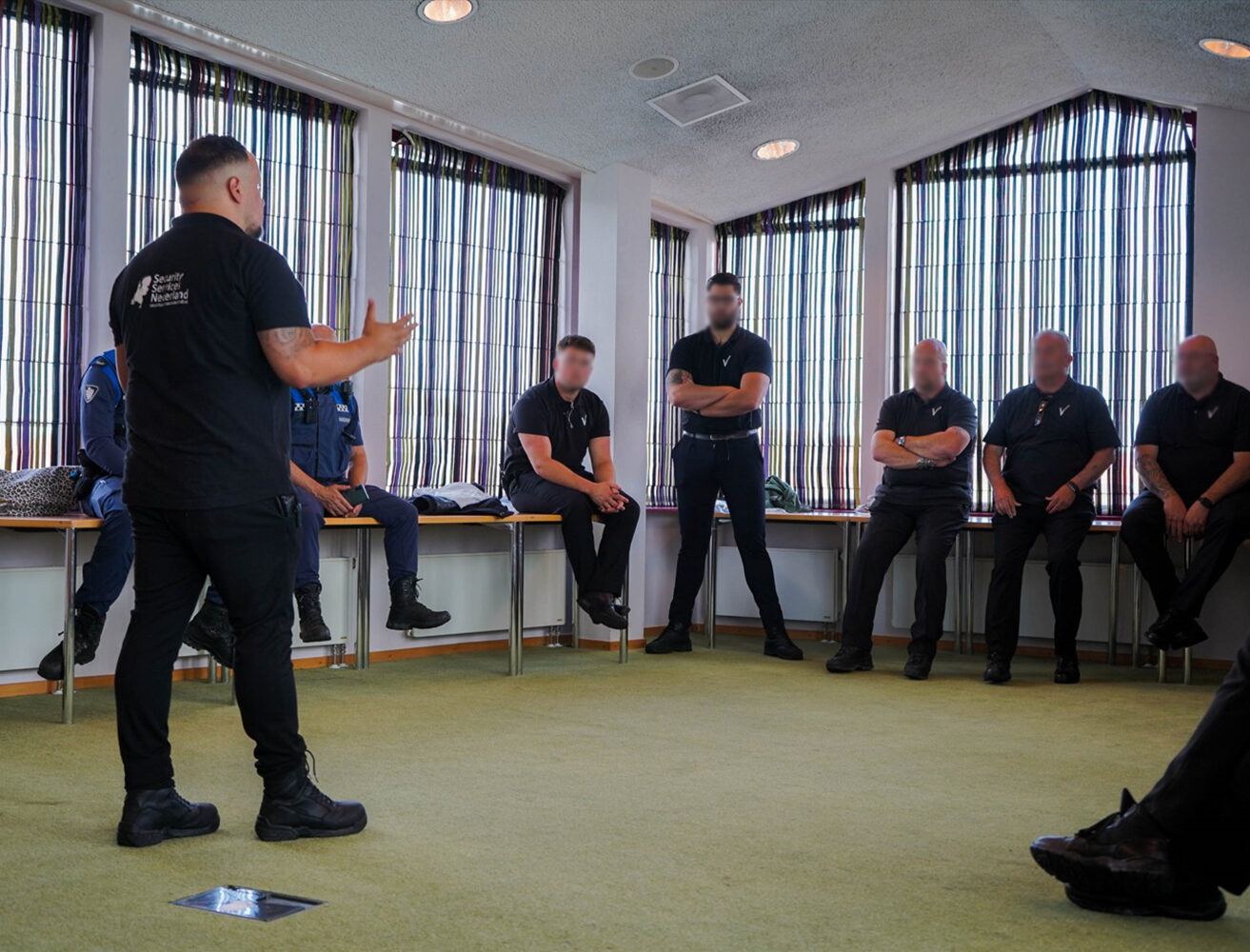Training bij de Security Services Nederland Academie